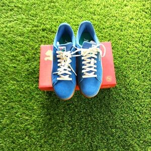 Puma Blue Sneakers Classic Low-Top Design